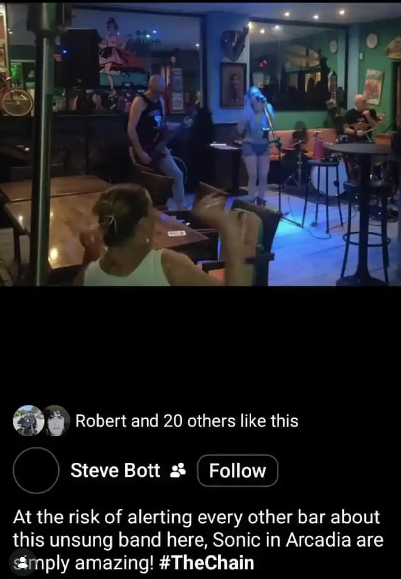 Sonic in Arcadia live